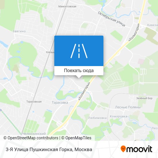 Карта 3-Я Улица Пушкинская Горка