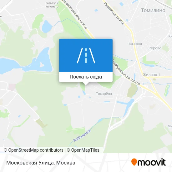 Карта Московская Улица