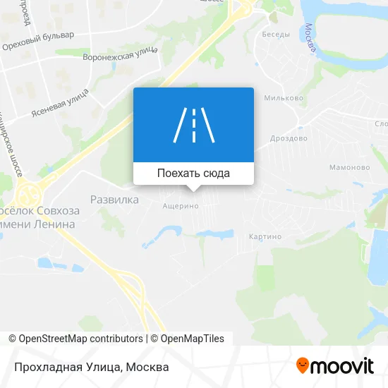 Карта Прохладная Улица