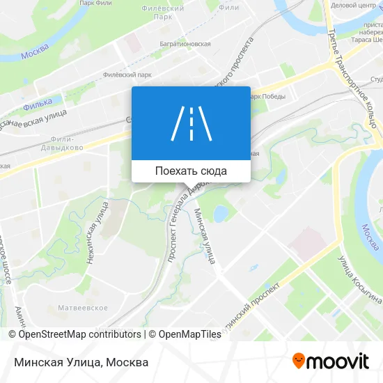 Карта Минская Улица