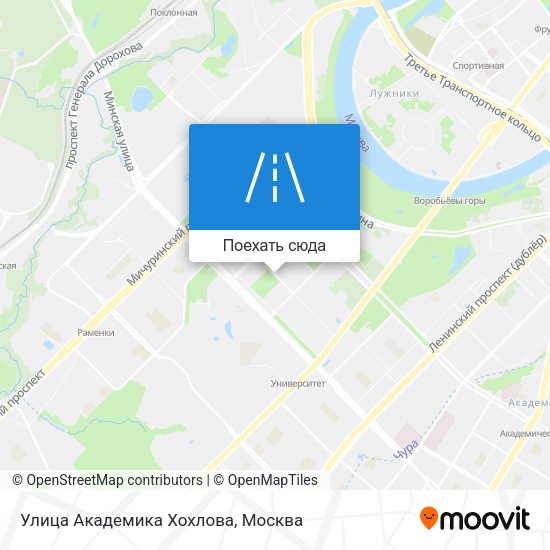 Карта Улица Академика Хохлова