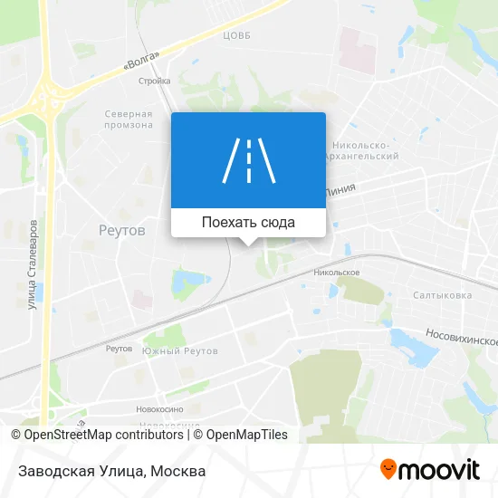 Карта Заводская Улица