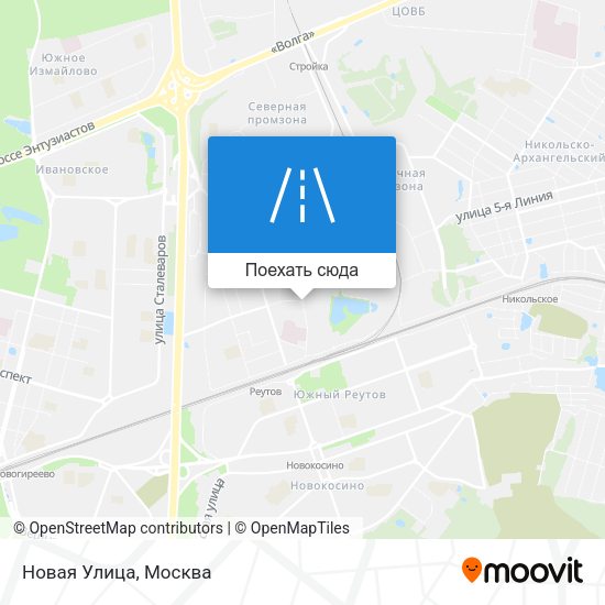 Карта Новая Улица