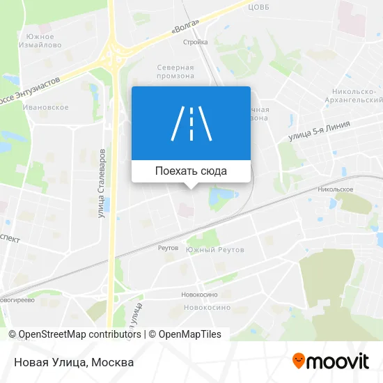 Карта Новая Улица