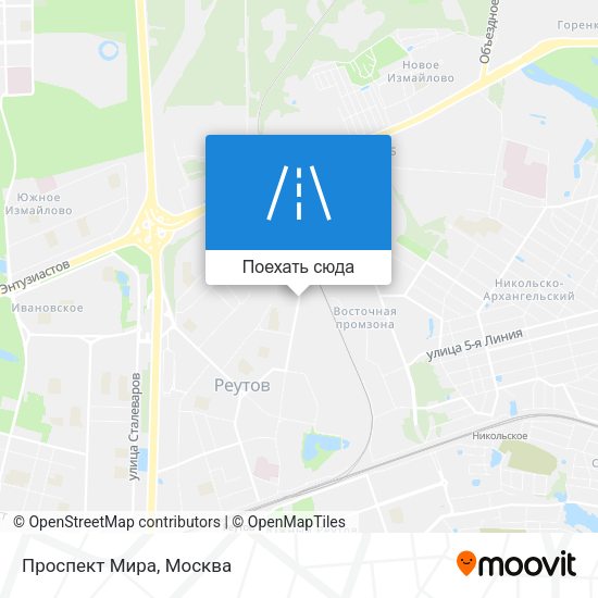 Карта Проспект Мира