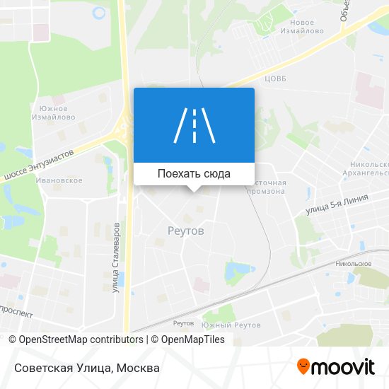 Карта Советская Улица