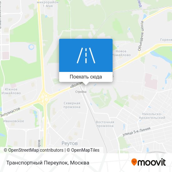 Карта Транспортный Переулок