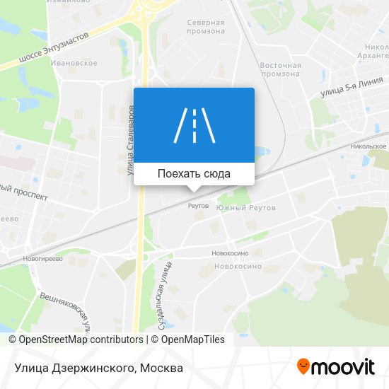 Карта Улица Дзержинского