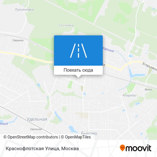 Карта Краснофлотская Улица