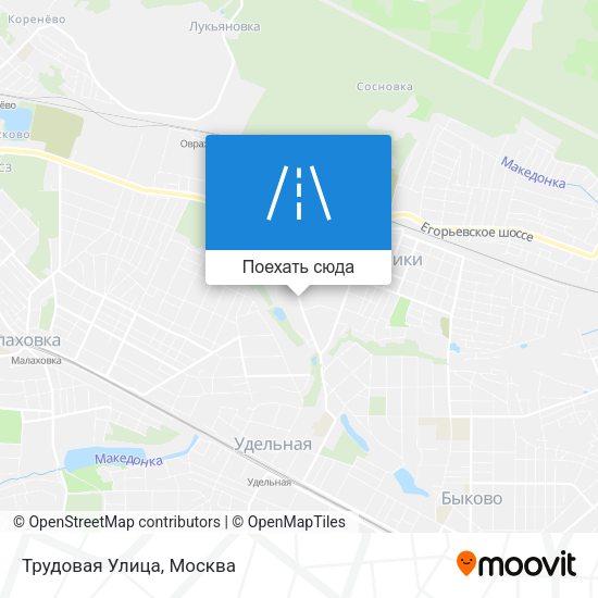 Карта Трудовая Улица
