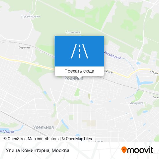 Карта Улица Коминтерна