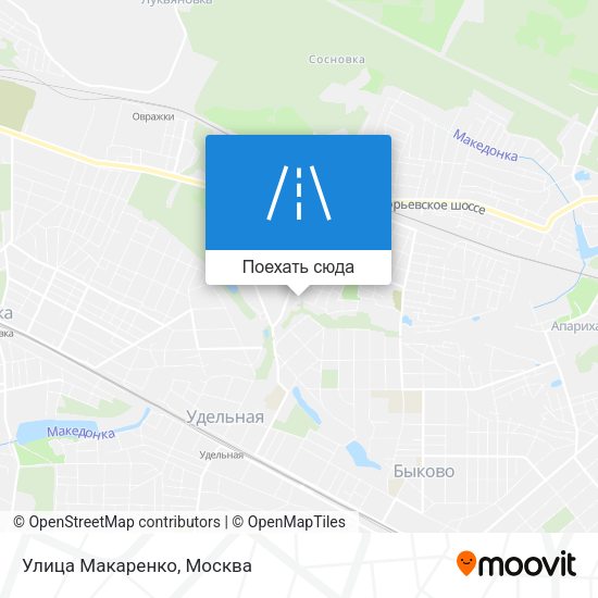 Карта Улица Макаренко