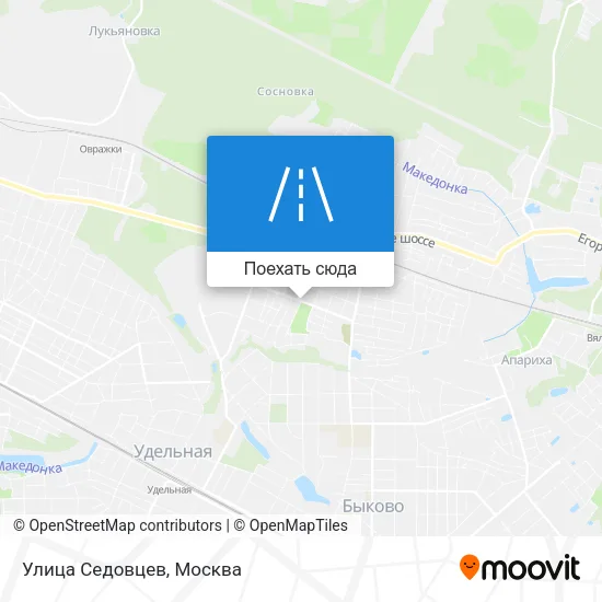 Карта Улица Седовцев