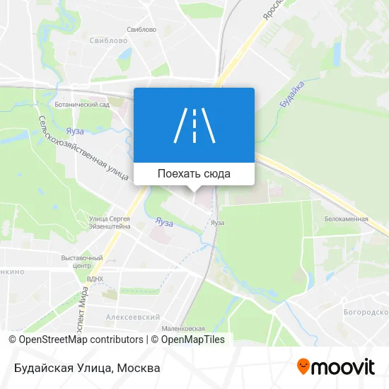 Карта Будайская Улица