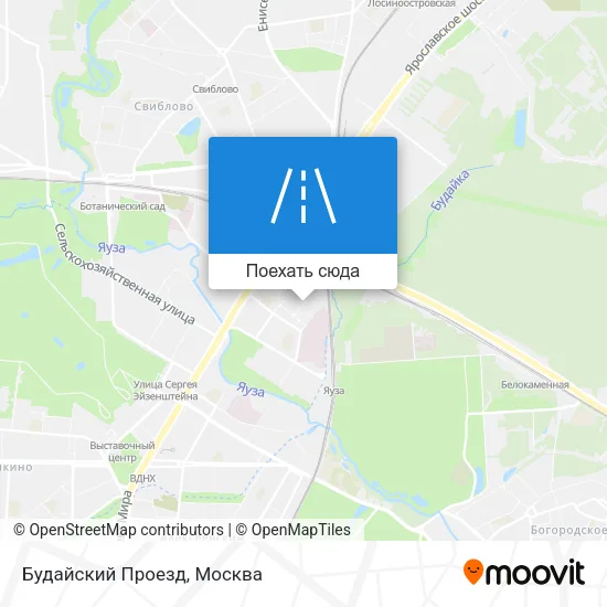 Карта Будайский Проезд