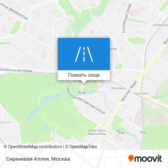 Карта Сиреневая Аллея