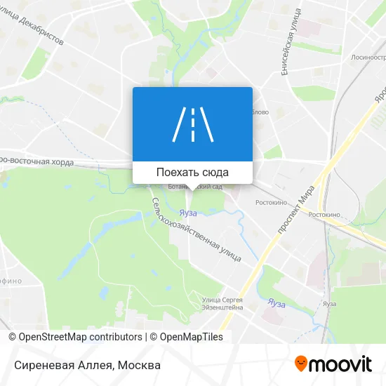Карта Сиреневая Аллея