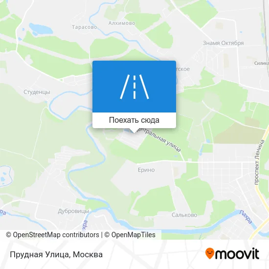 Карта Прудная Улица