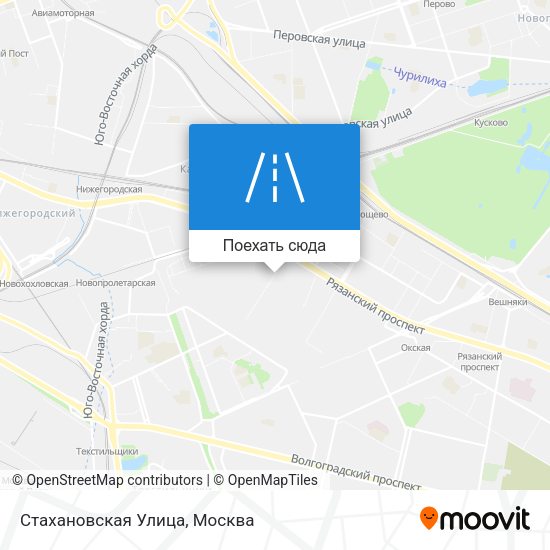 Карта Стахановская Улица