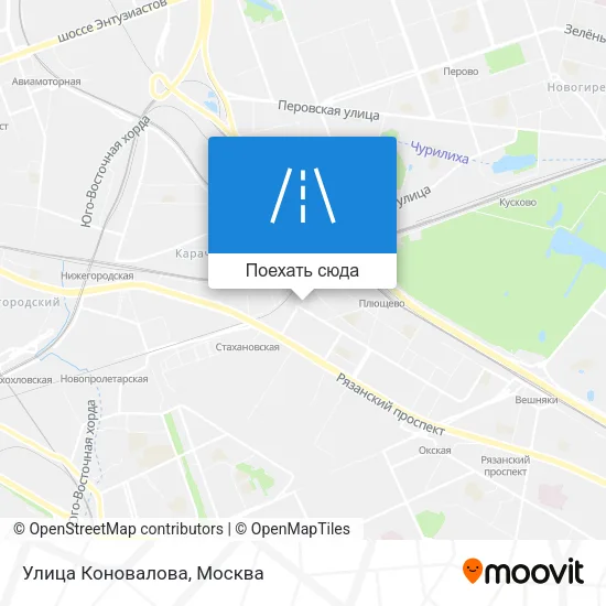 Карта Улица Коновалова