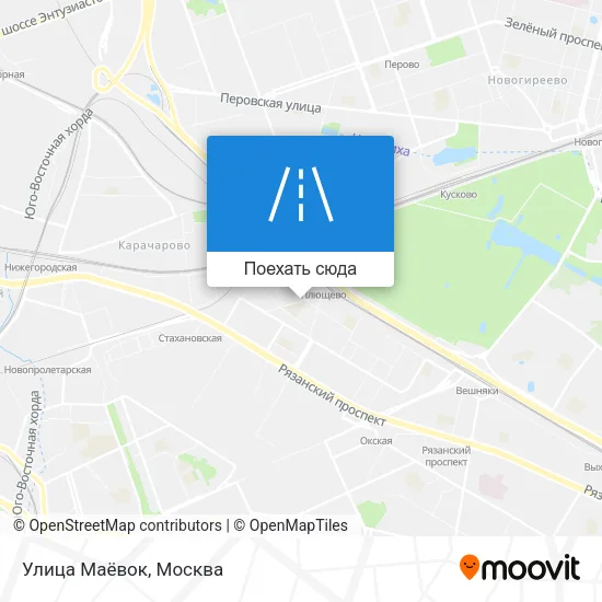Карта Улица Маёвок