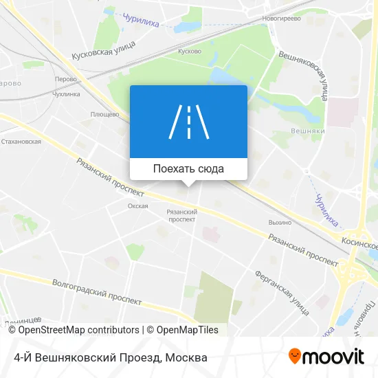 Карта 4-Й Вешняковский Проезд