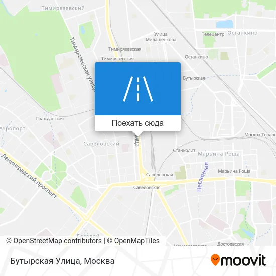 Карта Бутырская Улица