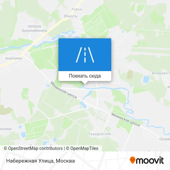Карта Набережная Улица