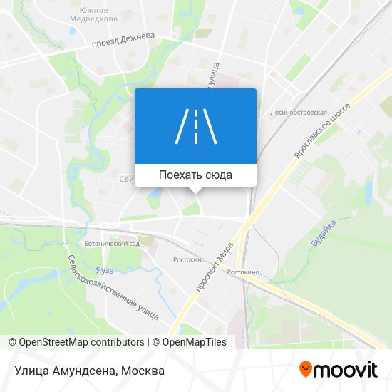 Карта Улица Амундсена