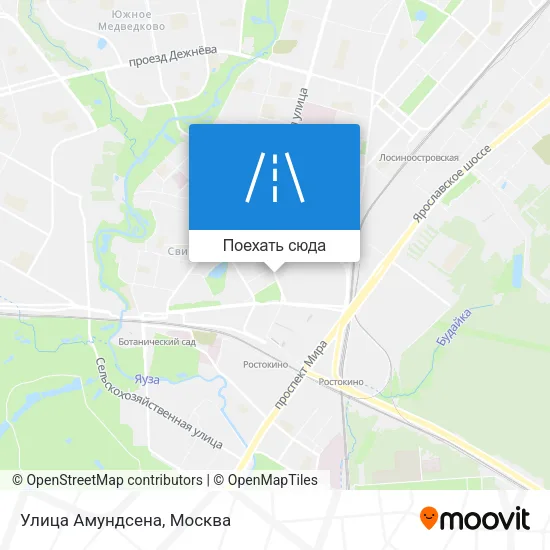 Карта Улица Амундсена