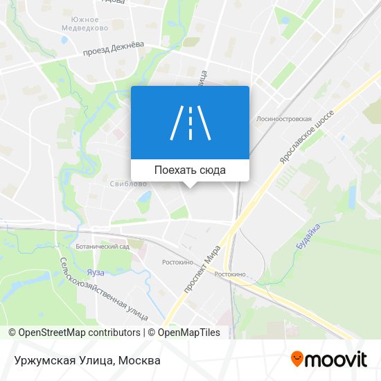 Карта Уржумская Улица