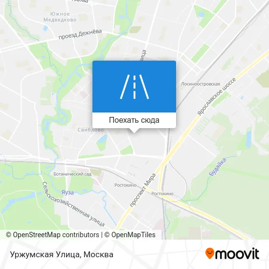 Карта Уржумская Улица