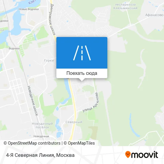 Карта 4-Я Северная Линия