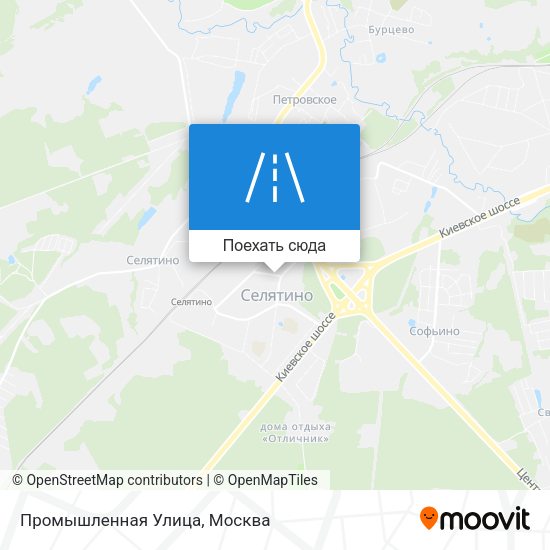 Карта Промышленная Улица
