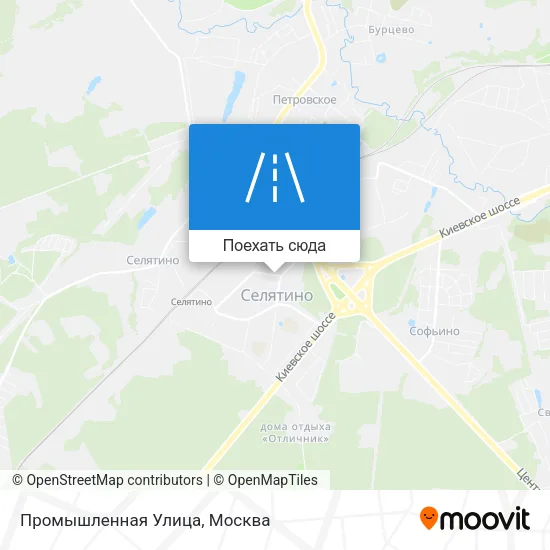 Карта Промышленная Улица