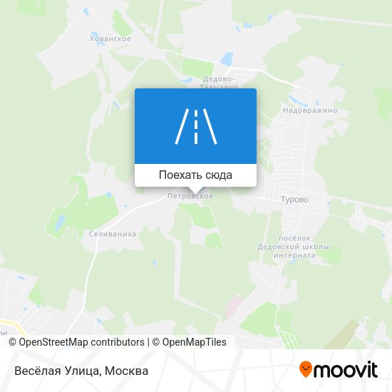 Карта Весёлая Улица