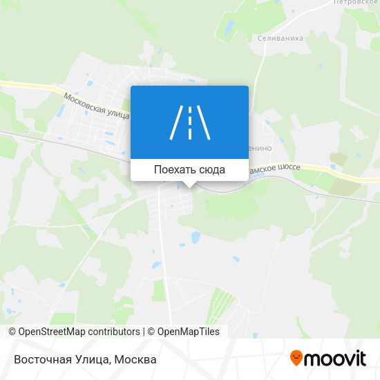 Карта Восточная Улица