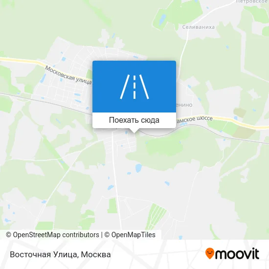 Карта Восточная Улица