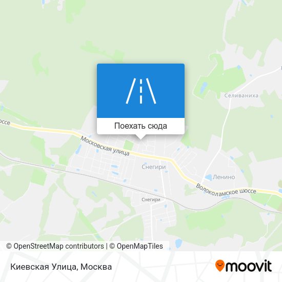 Карта Киевская Улица
