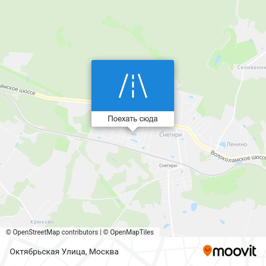 Карта Октябрьская Улица