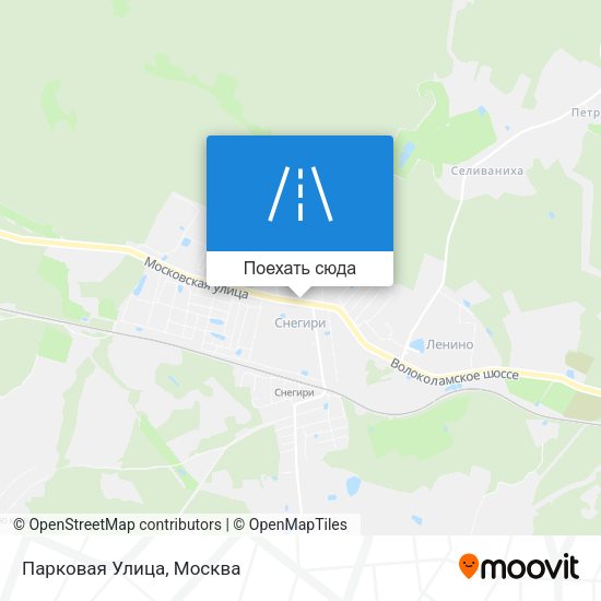 Карта Парковая Улица