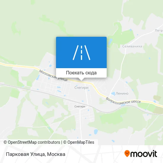 Карта Парковая Улица