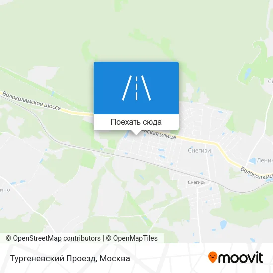 Карта Тургеневский Проезд
