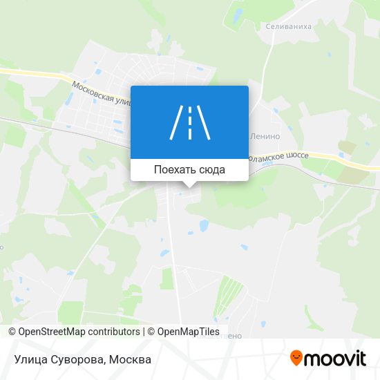 Карта Улица Суворова