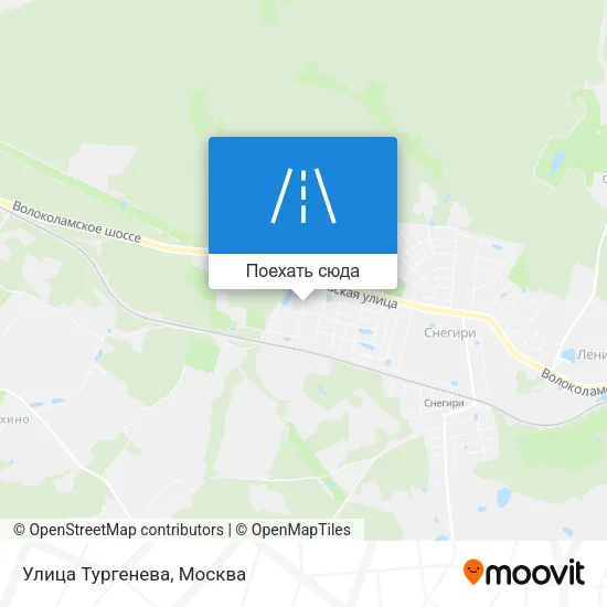 Карта Улица Тургенева