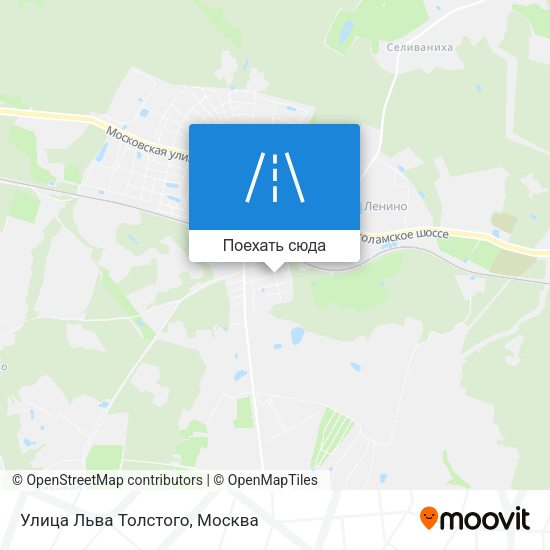 Карта Улица Льва Толстого