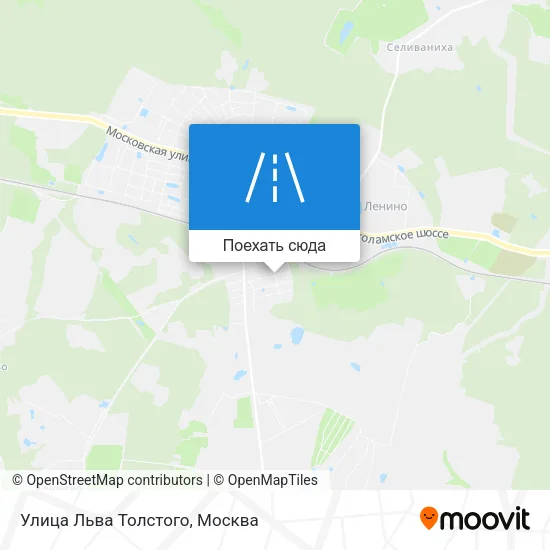 Карта Улица Льва Толстого