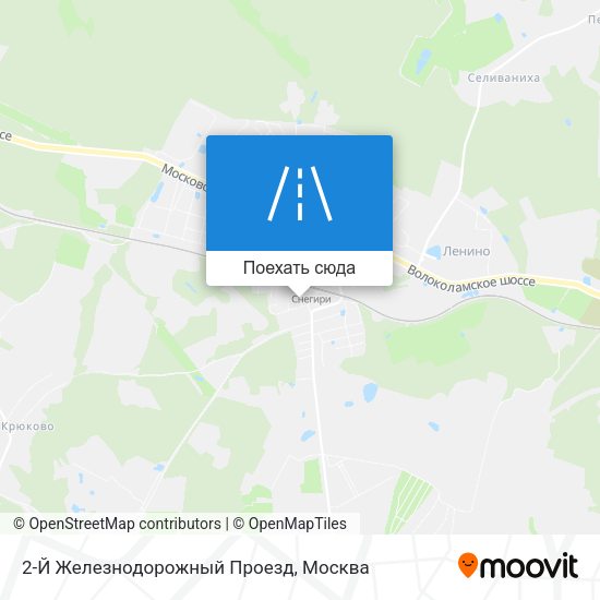 Карта 2-Й Железнодорожный Проезд