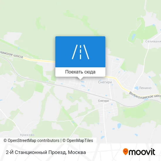 Карта 2-Й Станционный Проезд