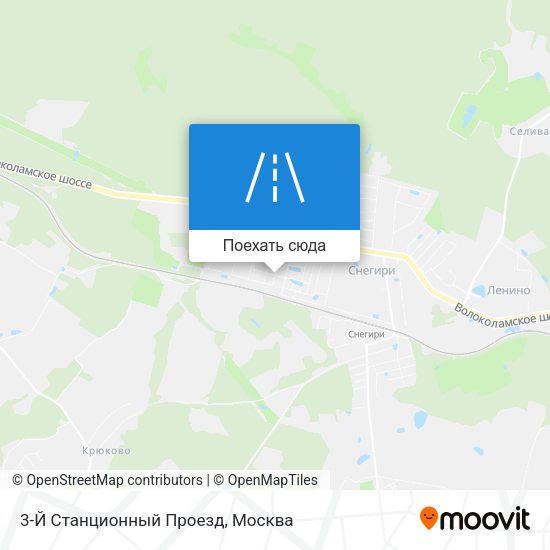 Карта 3-Й Станционный Проезд